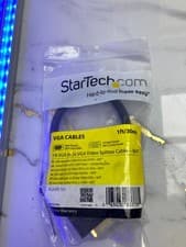 Image of StarTech.com VGA to 2x VGA Video Splitter Cable M/F ( 1ft ) VGASPL1W