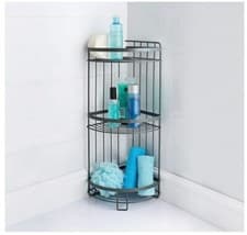 Image of New 3 Tier Corner Caddy-Solve Your Bathroom Storage Problems With This -B01.