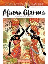 Image of Creative Haven African Glamour Coloring Book