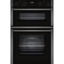 Image of Graded Neff U1ACE2AG3B N50 Built-In Electric Double Oven - Graphite Grey