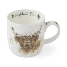 Image of Wrendale Designs 'Highland Star' Cow China Mug