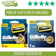 Image of Gillette ProShield Power Razor Blade Refills – Multi-Pack ( 4 to 32 Blade )