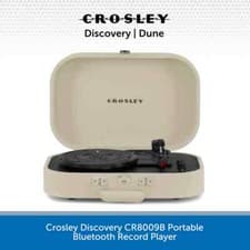 Image of Crosley Discovery Record Player Bluetooth Turntable With Built-In Speakers