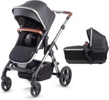 Image of NEW Silver Cross Wave 2 in 1 Pushchair and Carrycot in Charcoal Grey