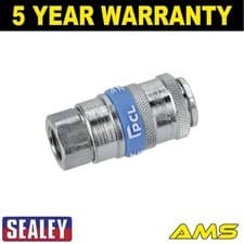 Image of Sealey PCL Coupling Body Female 1/4"BSPT Pack of 5 ACP13