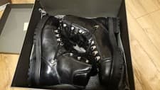 Image of AllSaints Leather Ankle Boots in Black Size 7