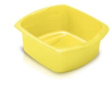 Image of Addis Large Plastic Washing Up Bowl Rectangular Kitchen Basin 9.5 Litre