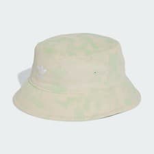 Image of adidas Originals All Over Print Trefoil Bucket Hat One Size Green RRP £28 IT7338