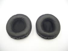 Image of 2 X Leatherette Ear Cushions 60mm for Plantronics .Audio 345 and 645 PC Headsets
