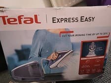 Image of Tefal SV6132G0 White Glide Soleplate Express Essential Steam Generator Iron
