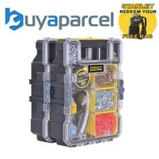 Image of x2 Stanley Fatmax Deep Upright Stackable Tool Parts Organiser STA172378 1-72-378