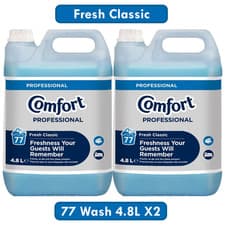 Image of Comfort Professional Fresh Classic Fabric Softener 77 Wash 4.8L X2