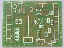 Image of Picaxe-14M2 Microcontroller project unpopulated printed circuit board