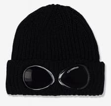 Image of C.P. Company 17CMAC122A Merino Wool Knit Extra Fine Goggle Beanie Hat *RRP £155*