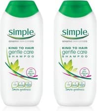 Image of Simple Kind To Hair Gentle Care Shampoo 200ml x2