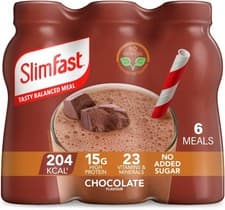Image of SlimFast Shakes Meal Replacement High Protein Diet Ready To Drink 6 X 325ml Pack