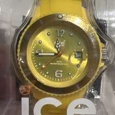 Image of Ice Watch Sili yellow  Rubber Strap Quartz  VGC brand new in box