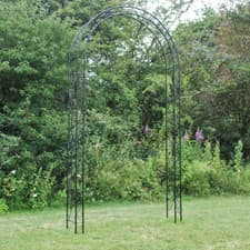 Image of Metal Garden Arch Arches Arbours Rose Climbing Plant Support Trellis Frame