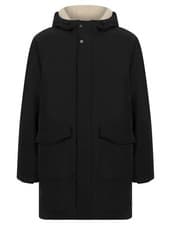 Image of Tokyo Laundry Parka Coat Men's Borg Fleece Lined Hooded Jacket Thick Warm Winter