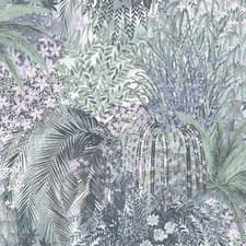 Image of Grandeco - Paradise Wallpaper - A28501 - Blue