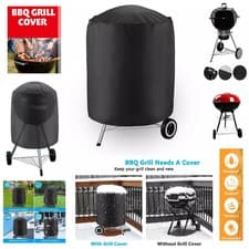 Image of BBQ Cover Waterproof Barbecue Grill Covers Protector Outdoor Large 58x77cm UK