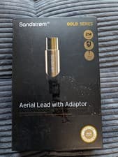 Image of SANDSTROM AV GOLD SERIES Aerial Lead with Adapter -S2AER315- 2M