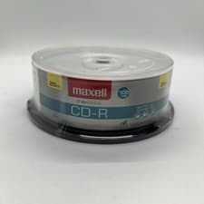 Image of Maxell 648445 CD-R 700 CD-R CD Recordable Discs 48X 700MB 80 Min Spindle 25 Pack