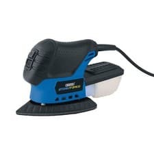 Image of Draper Storm Force Tri-Base Detail Sander With Dust Collection Box - 75W