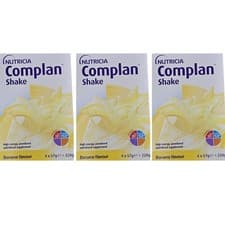Image of Complan Shake Banana Flavour Sachets 4 x 57g | Pack 3