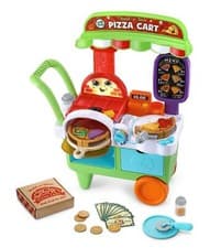 Image of Leapfrog Build-a-Slice Pizza Cart Pretend Play with Sounds and Phrases