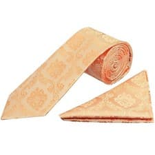 Image of Handmade Paisley Classic Men's Tie and Pocket Square Set Regular Tie Normal Tie