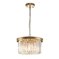 Image of Modern Crystal Chandelier 3-Tiers Crystal Round Chandelier Pendant Light Fixture