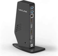 Image of WAVLINK USB C Docking Station Dual 4K HDMI DP 65W PD Laptop Charger
