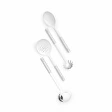 Image of Brabantia Kitchen Utensils Set Profile, Kitchen Aid, Steel, Matt Steel, 35 cm