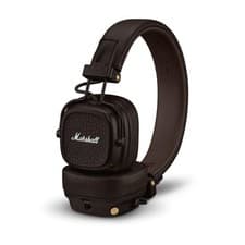 Image of Marshall Major V Bluetooth Wireless Headphones, 100 Hours playtime - Brown