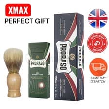 Image of PRORASO Shaving Cream Protective and Moisturising with Aloe BLUE Tube 150ml Xmas