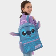 Image of Disney Lilo And Stitch Backpack With 3D Ears | Stitch School Bag | Disney Bag