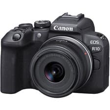 Image of New Canon EOS R10 Camera with RF-S 18-45mm f/4.5-6.3 IS STM Lens Kit