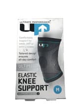 Image of Ultimate Performance Elastic Knee Support Level 2 Compression Black Brand New
