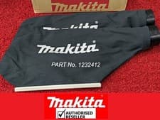 Image of 2xGenuine Makita 123241-2 Dust/Garden Collection Vacuum Bag DUB186 DUB185 Blower