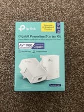 Image of TP-Link AV1000 Gigabit Powerline Starter Kit Plug And Play