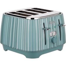 Image of De'Longhi CTD4003.GR Ballerina 4 Slice Toaster Green