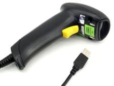 Image of Cipherlab CC-1500 A1500CBS00001 USB CCD Barcode Scanner Handheld Wired