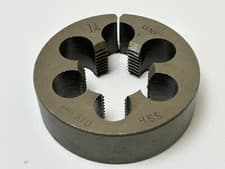 Image of 1-5/16" UNF Split Die (Right Hand), HSS, 12tpi, 3"OD, Made In England (ANF NF)