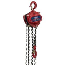 Image of CB1000 Sealey Chain Block 1tonne 2.5mtr Chain Blocks Lifting Tackle