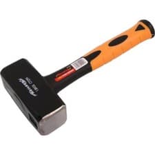 Image of Neilsen 4lb Club Lump Stoning Hammer Hardened Steel Head Fibreglass Grip 1.8Kg