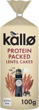Image of Kallo Protein Packed Lentil Cakes Low Fat Healthy Snacks 100 g