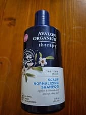 Image of Avalon Organics Tea Tree Mint Scalp Normalizing Shampoo, 14 Fluid Ounce