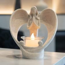 Image of Guardian Angel Candle Holders | Tea Lights Candles Holders | Flickering Led ...