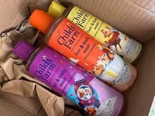 Image of 3x 250ml CHILDS FARM KIDS HAIR & BODY WASH WATERMELON ORANGE BLACKBERRY APPLE